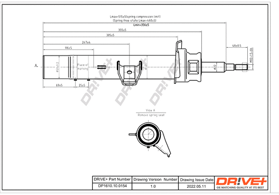 Shock Absorber (DP1610.10.0154)