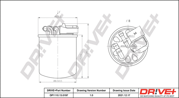 Fuel Filter (DP1110.13.0197)