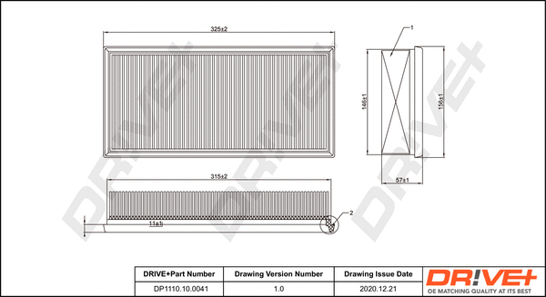 Air Filter (DP1110.10.0041)