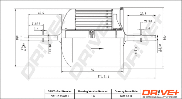 Fuel Filter (DP1110.13.0221)