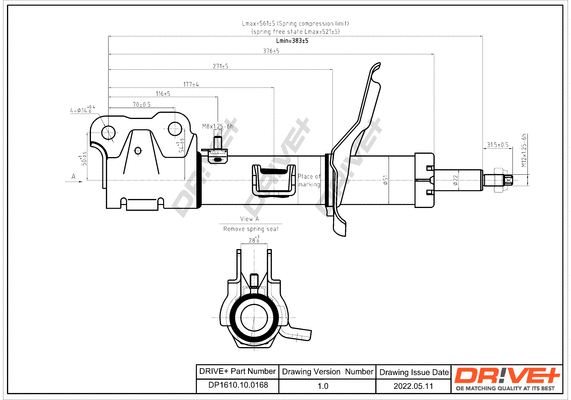 Shock Absorber (DP1610.10.0168)