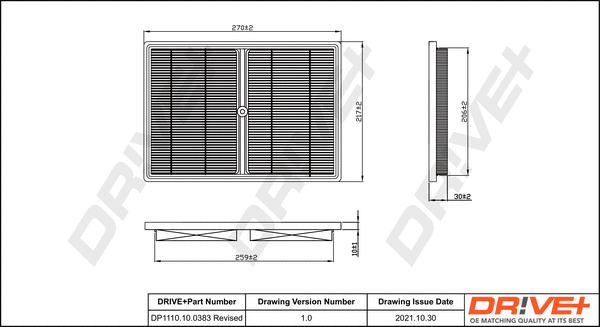 Air Filter (DP1110.10.0383)