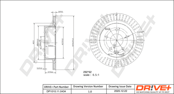 Brake Disc (DP1010.11.0434)