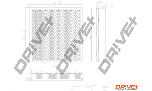 Air Filter (DP1110.10.0371)