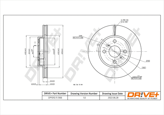 Brake Disc (DP1010.11.1366)