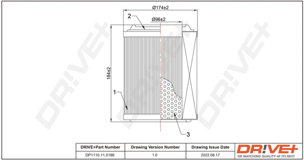 Air Filter (DP1110.10.0286)