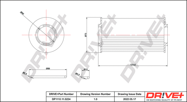 Oil Filter (DP1110.11.0224)