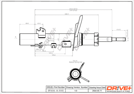 Shock Absorber (DP1610.10.0185)