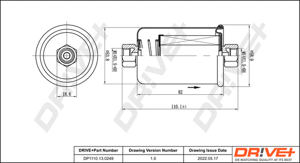 Fuel Filter (DP1110.13.0249)