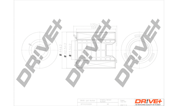Air Filter (DP1110.10.0034)