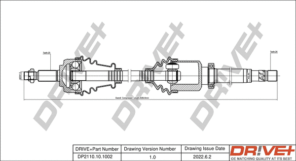 Drive Shaft (DP2110.10.1002)