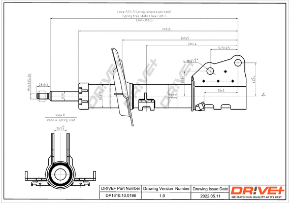Shock Absorber (DP1610.10.0186)