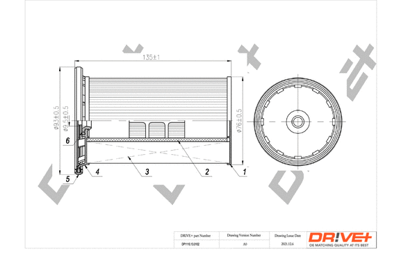 Fuel Filter (DP1110.13.0102)