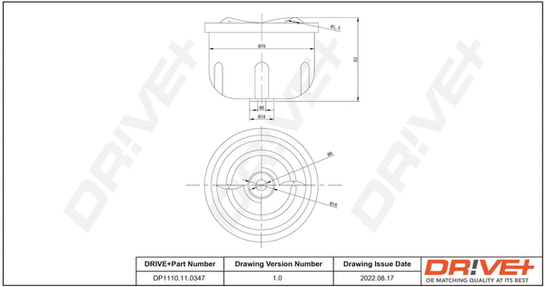 Oil Filter (DP1110.11.0347)