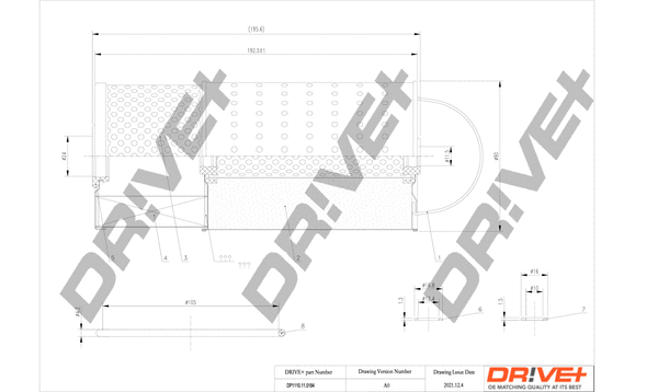 Oil Filter (DP1110.11.0184)