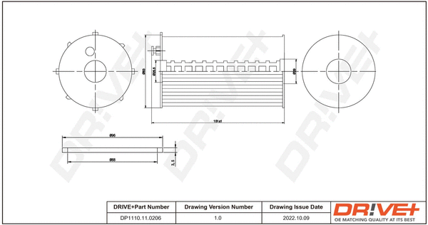 Oil Filter (DP1110.11.0206)