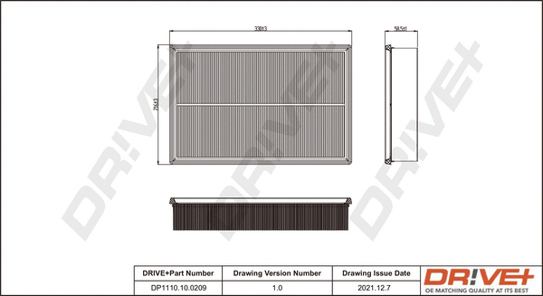 Air Filter (DP1110.10.0209)