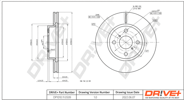 Brake Disc (DP1010.11.0509)