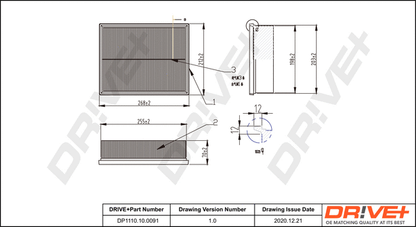 Air Filter (DP1110.10.0091)