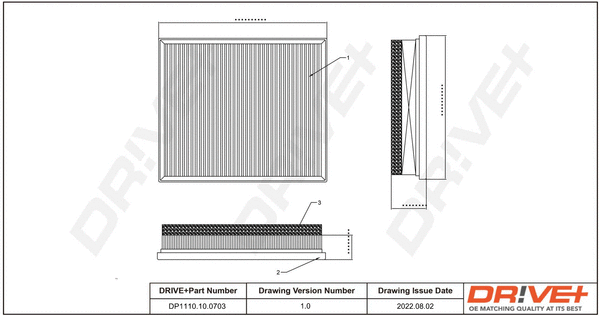 Air Filter (DP1110.10.0703)