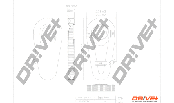 Air Filter (DP1110.10.0257)