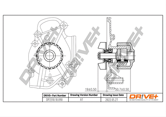 Water Pump, engine cooling (DP2310.10.090)