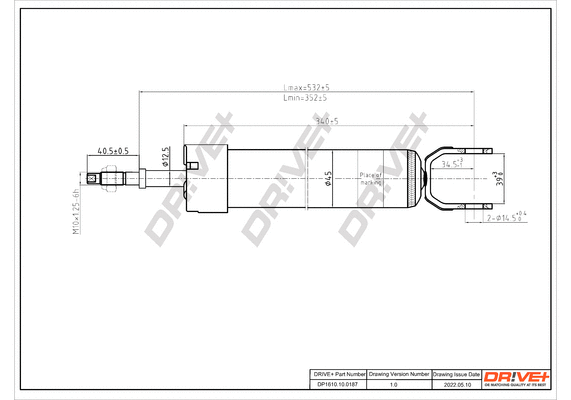 Shock Absorber (DP1610.10.0187)