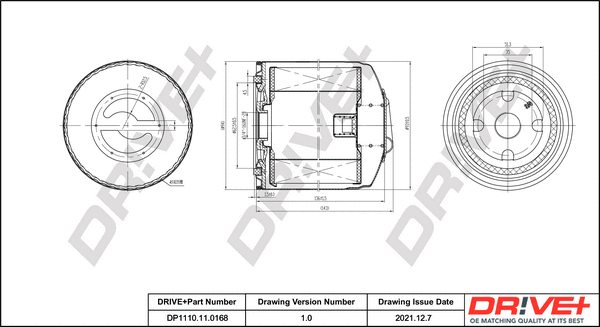 Oil Filter (DP1110.11.0168)
