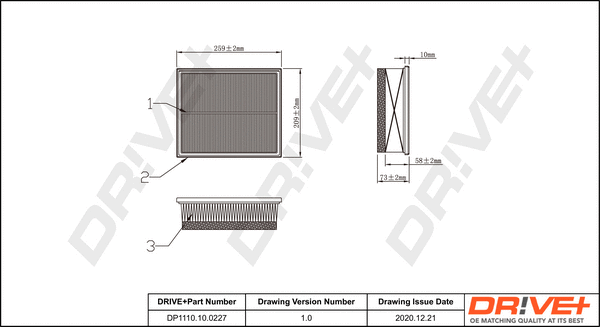 Air Filter (DP1110.10.0227)