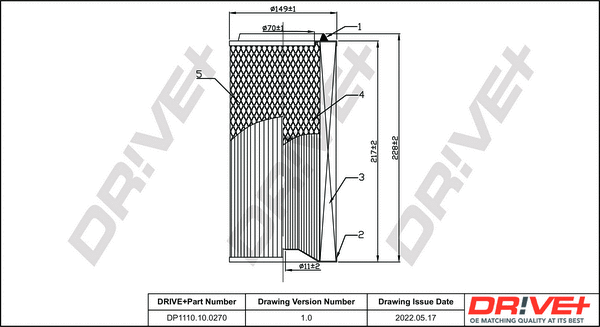 Air Filter (DP1110.10.0270)