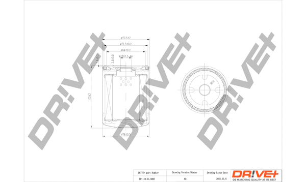 Oil Filter (DP1110.11.0267)