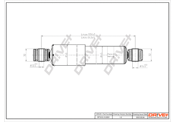 Shock Absorber (DP1610.10.0091)
