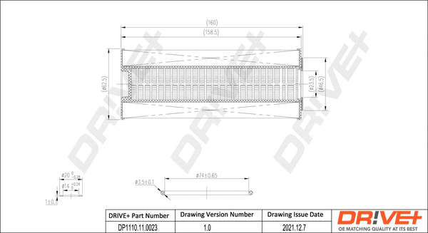 Oil Filter (DP1110.11.0023)