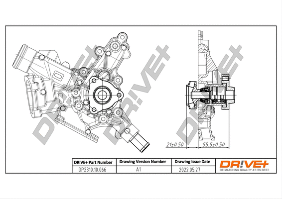 Water Pump, engine cooling (DP2310.10.066)