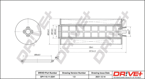 Oil Filter (DP1110.11.0241)