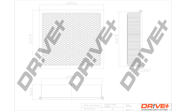 Air Filter (DP1110.10.0571)