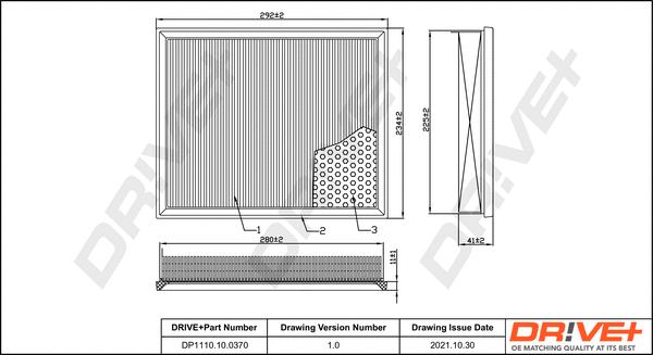 Air Filter (DP1110.10.0370)