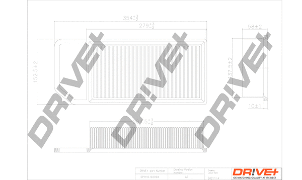 Air Filter (DP1110.10.0104)