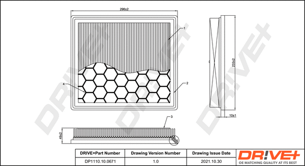 Air Filter (DP1110.10.0671)