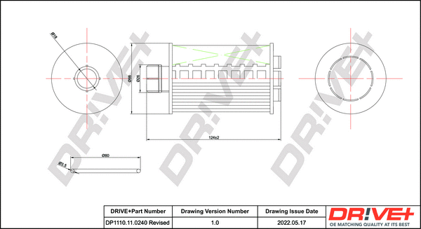 Oil Filter (DP1110.11.0240)