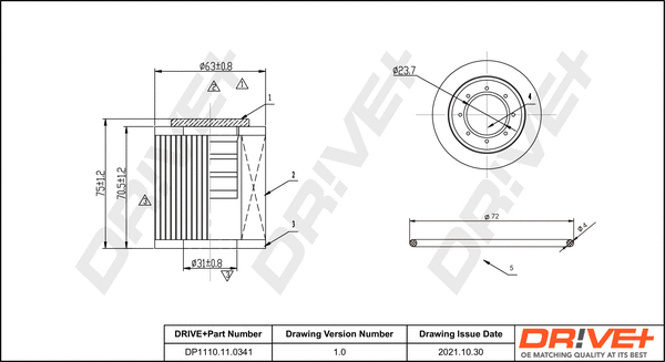 Oil Filter (DP1110.11.0341)