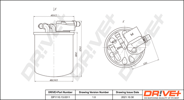 Fuel Filter (DP1110.13.0311)