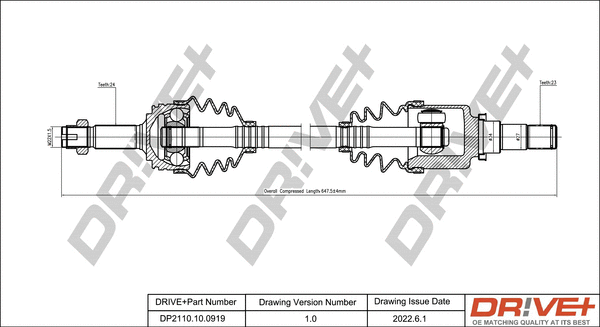 Drive Shaft (DP2110.10.0919)