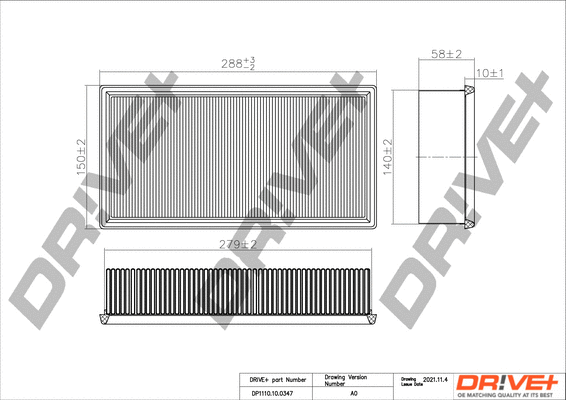 Air Filter (DP1110.10.0347)