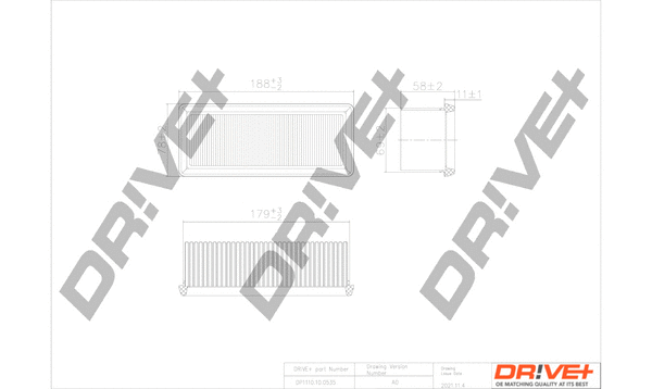 Air Filter (DP1110.10.0535)