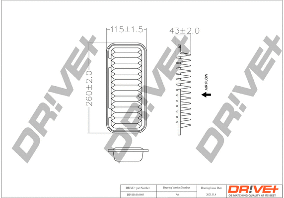 Air Filter (DP1110.10.0085)