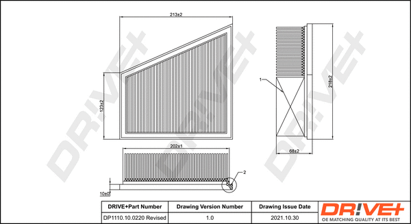 Air Filter (DP1110.10.0220)