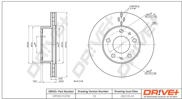 Brake Disc (DP1010.11.0792)