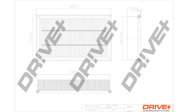 Air Filter (DP1110.10.0123)