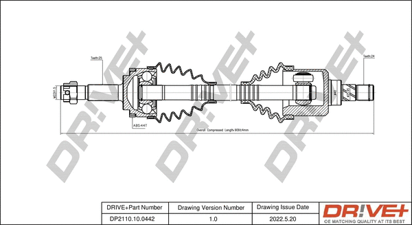 Drive Shaft (DP2110.10.0442)
